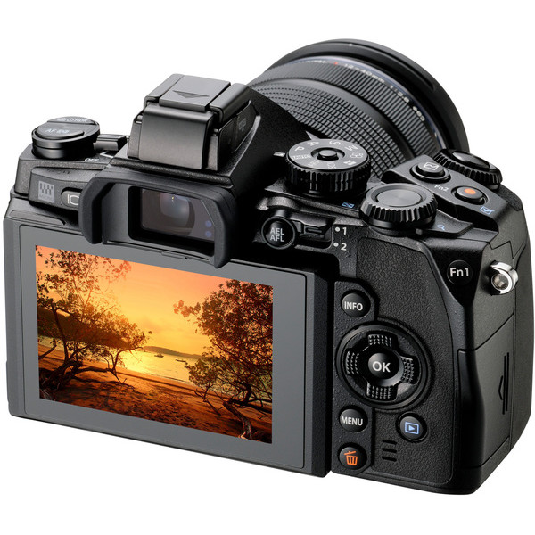Цифровая системная фотокамера OLYMPUS E-M1 KIT (12-40) Black/Black